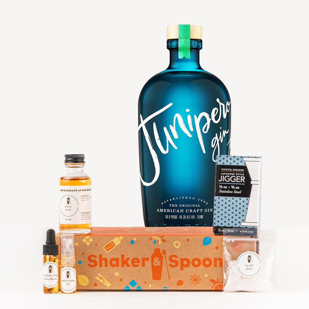 Junipero Gin + Tidy Martini Cocktail Kit by Shaker &amp; Spoon